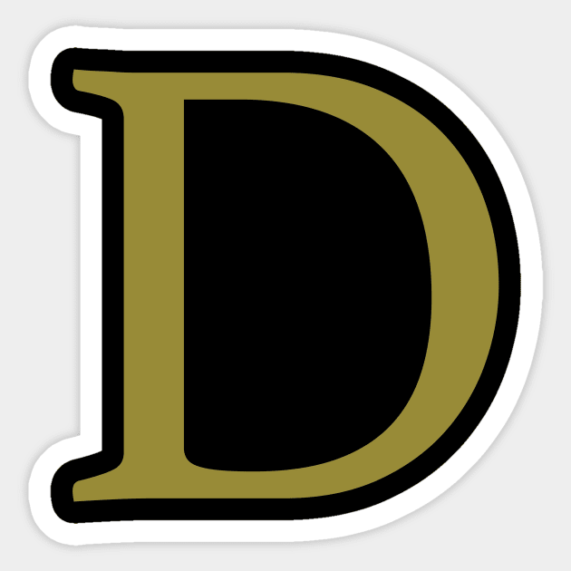 D letter Sticker by harrypottervids